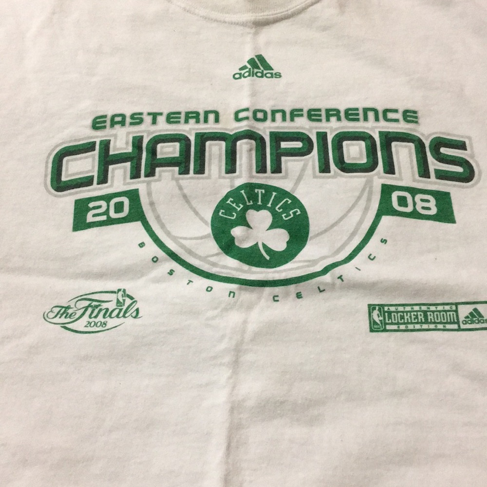 Adidas Boston Celtics 2008 conference champs tee